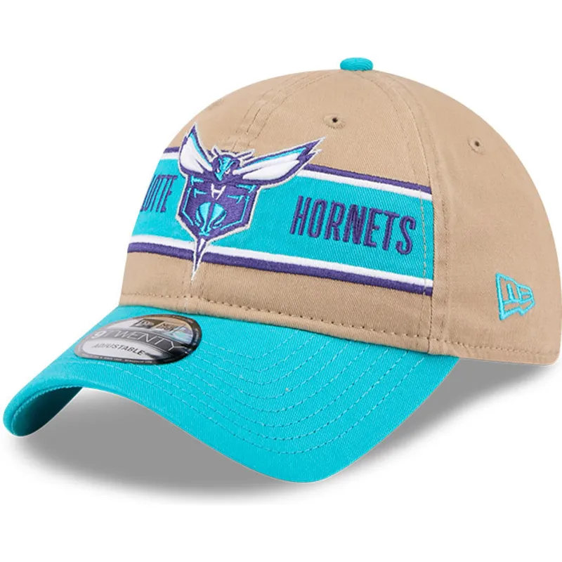 kepure-islenkta-ruda-reguliuojamas-9twenty-draft-2024-charlotte-hornets-nba-new-era