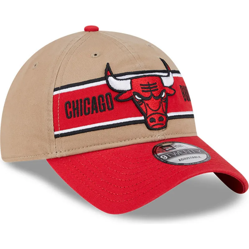 cap-islenkta-brown-adjustable-strap-9twenty-draft-2024-chicago-bulls-nba-new-era