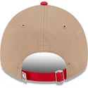 kepure-islenkta-ruda-reguliuojama-juostele-9twenty-draft-2024-chicago-bulls-nba-new-era