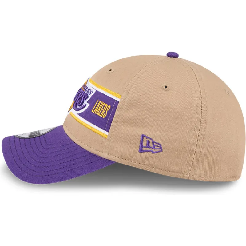 cap-islenkta-brown-adjustable-strap-9twenty-draft-2024-los-angeles-lakers-nba-new-era
