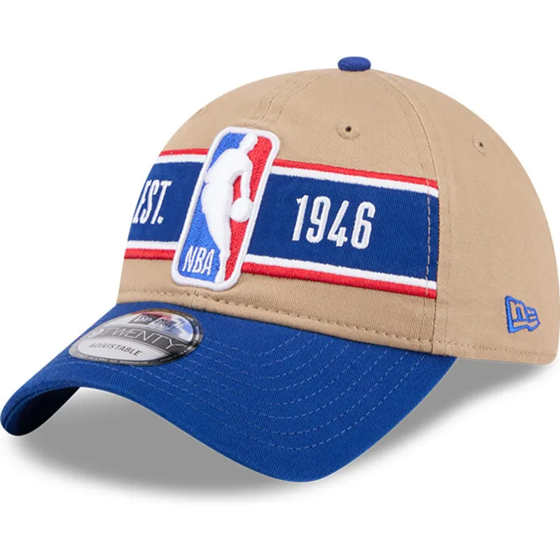 cap-islenkta-brown-adjustable-strap-9twenty-draft-2024-nba-new-era