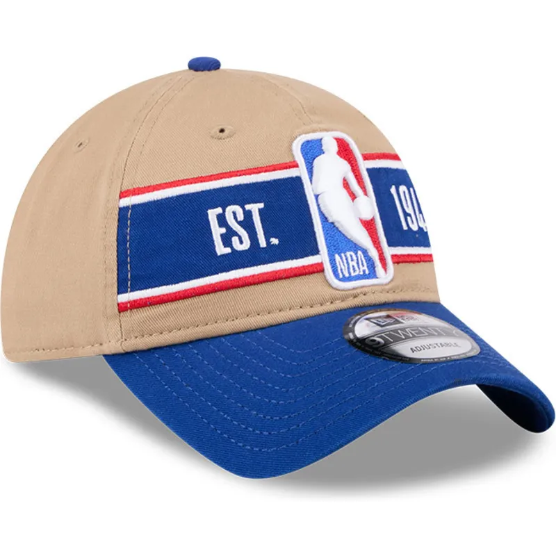 cap-islenkta-brown-adjustable-strap-9twenty-draft-2024-nba-new-era