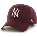 kepure-islenkta-raudona-reguliuojamas-new-york-yankees-mlb-47-brand