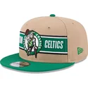 brazowo-zielona-plaska-czapka-snapback-9fifty-draft-2024-boston-celtics-nba-new-era