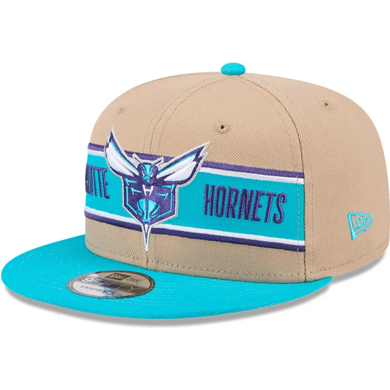 kepure-plokscia-ruda-snapback-9fifty-draft-2024-charlotte-hornets-nba-new-era