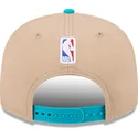 brazowo-niebieska-czapka-z-daszkiem-snapback-9fifty-draft-2024-charlotte-hornets-nba-od-new-era