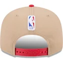 brazowo-czerwona-czapka-z-daszkiem-snapback-9fifty-draft-2024-chicago-bulls-nba-od-new-era