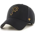 kepure-islenkta-juoda-reguliuojamas-pittsburgh-pirates-mlb-47-brand