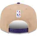 brazowo-fioletowa-czapka-z-daszkiem-snapback-9fifty-draft-2024-los-angeles-lakers-nba-new-era