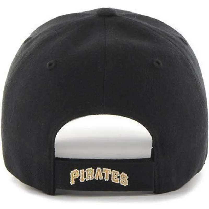 kepure-islenkta-juoda-reguliuojamas-pittsburgh-pirates-mlb-47-brand