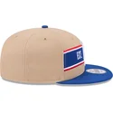 brazowo-niebieska-czapka-z-plaskim-daszkiem-snapback-9fifty-draft-2024-nba-od-new-era