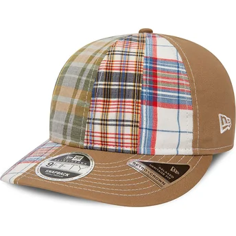 Kepurė išlenkta ruda reguliuojamas 9FIFTY Retro Crown Relaxed Heritage Fit New Era