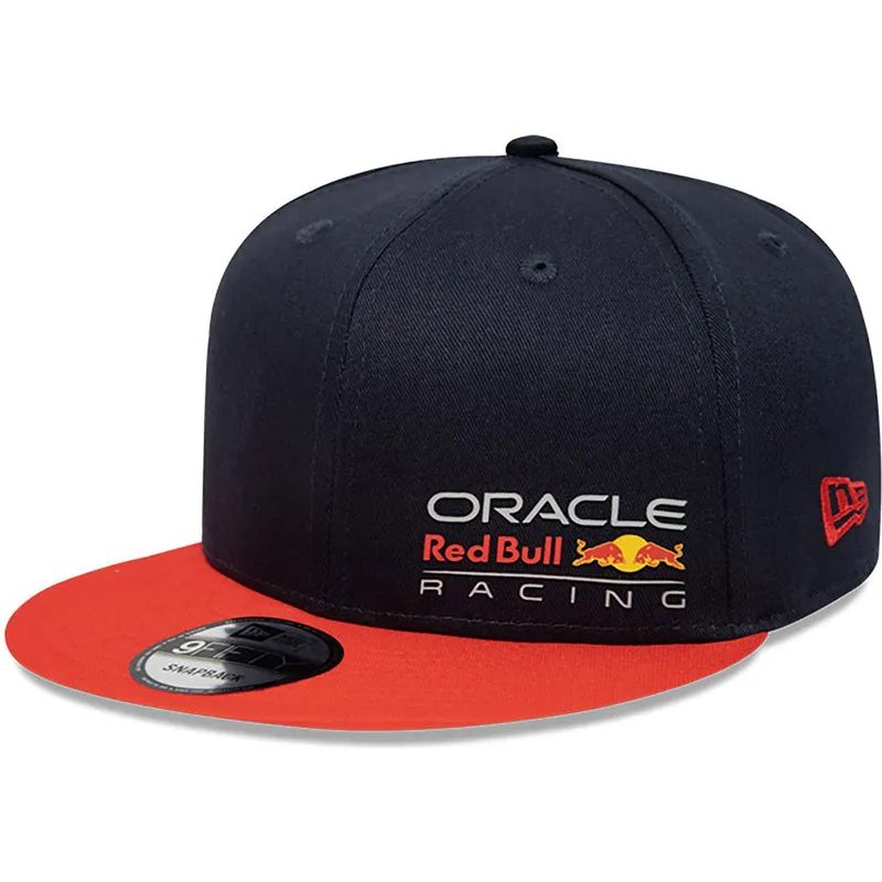 kepure-plokscia-tamsiai-melyna-snapback-9fifty-essential-red-bull-racing-formula-1-new-era