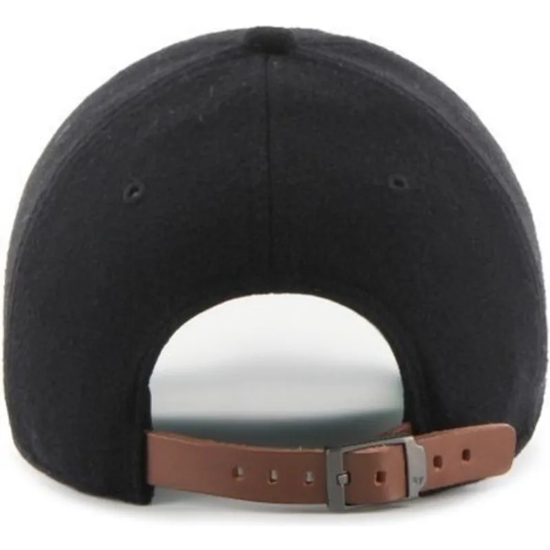 kepure-islenkta-juoda-reguliuojamas-cinta-piel-new-york-yankees-mlb-47-brand