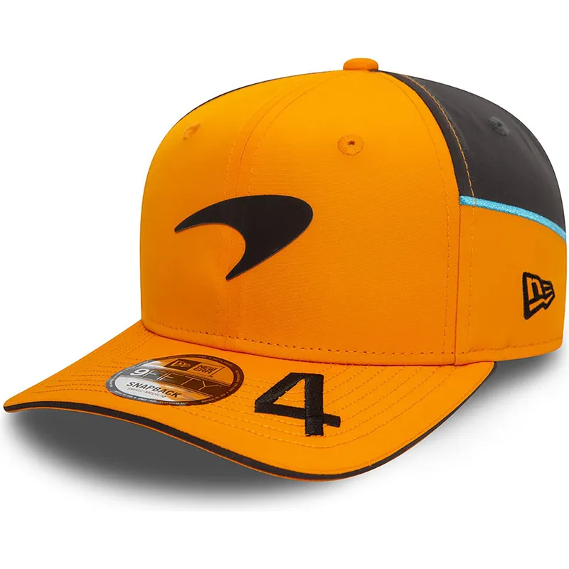 kepure-islenkta-oranzine-snapback-lando-norris-9fifty-original-fit-mclaren-racing-formula-1-new-era