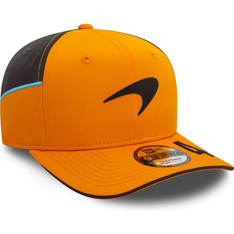 kepure-islenkta-oranzine-snapback-lando-norris-9fifty-original-fit-mclaren-racing-formula-1-new-era