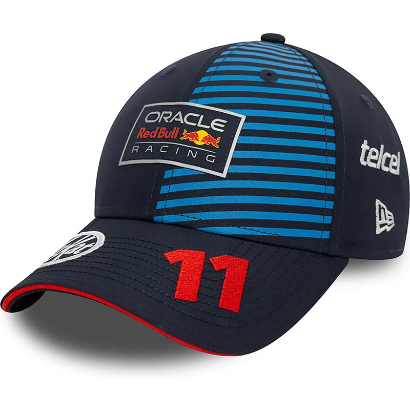 kepure-islenkta-tamsiai-melyna-snapback-sergio-perez-9forty-red-bull-racing-formula-1-new-era