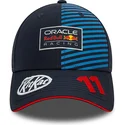 kepure-islenkta-tamsiai-melyna-snapback-sergio-perez-9forty-red-bull-racing-formula-1-new-era