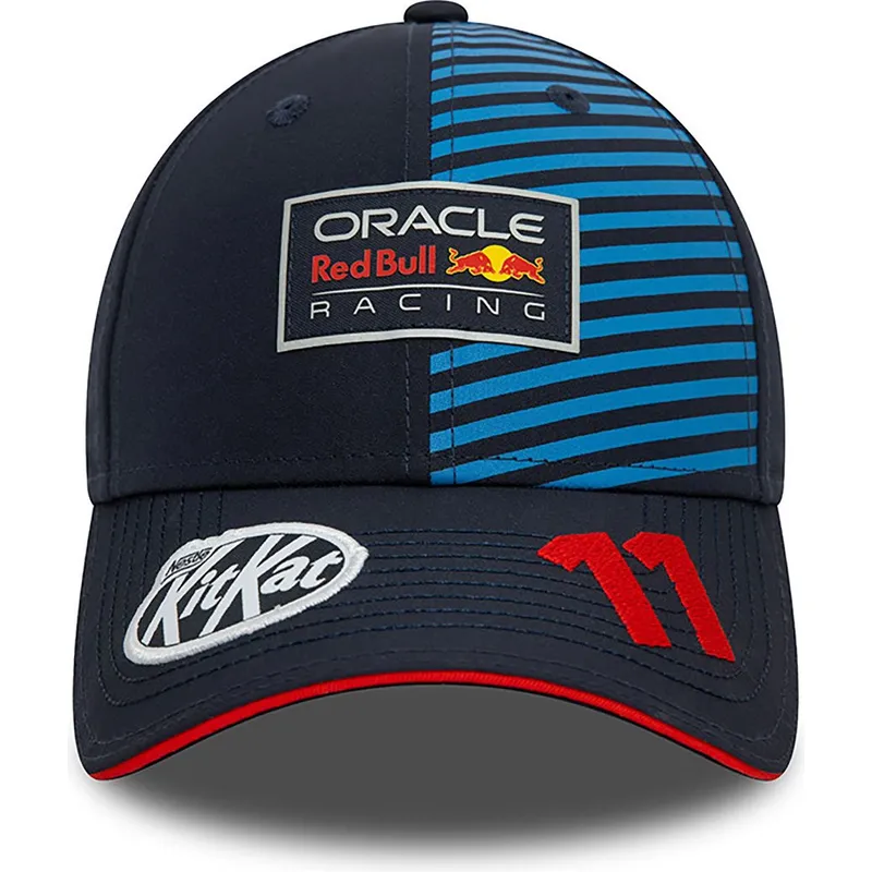 kepure-islenkta-tamsiai-melyna-snapback-sergio-perez-9forty-red-bull-racing-formula-1-new-era