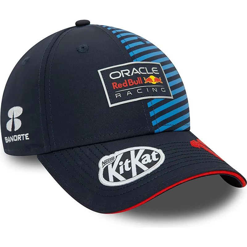 kepure-islenkta-tamsiai-melyna-snapback-sergio-perez-9forty-red-bull-racing-formula-1-new-era
