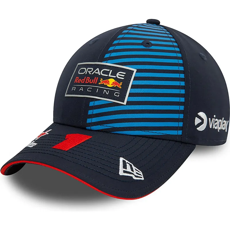 kepure-islenkta-tamsiai-melyna-snapback-max-verstappen-9forty-red-bull-racing-formula-1-new-era