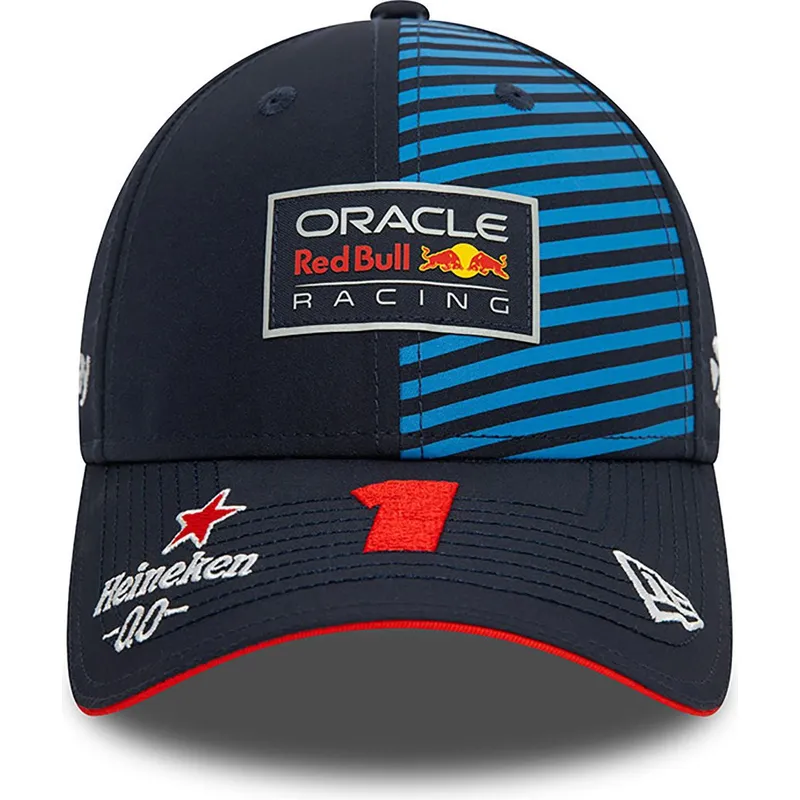 kepure-islenkta-tamsiai-melyna-snapback-max-verstappen-9forty-red-bull-racing-formula-1-new-era