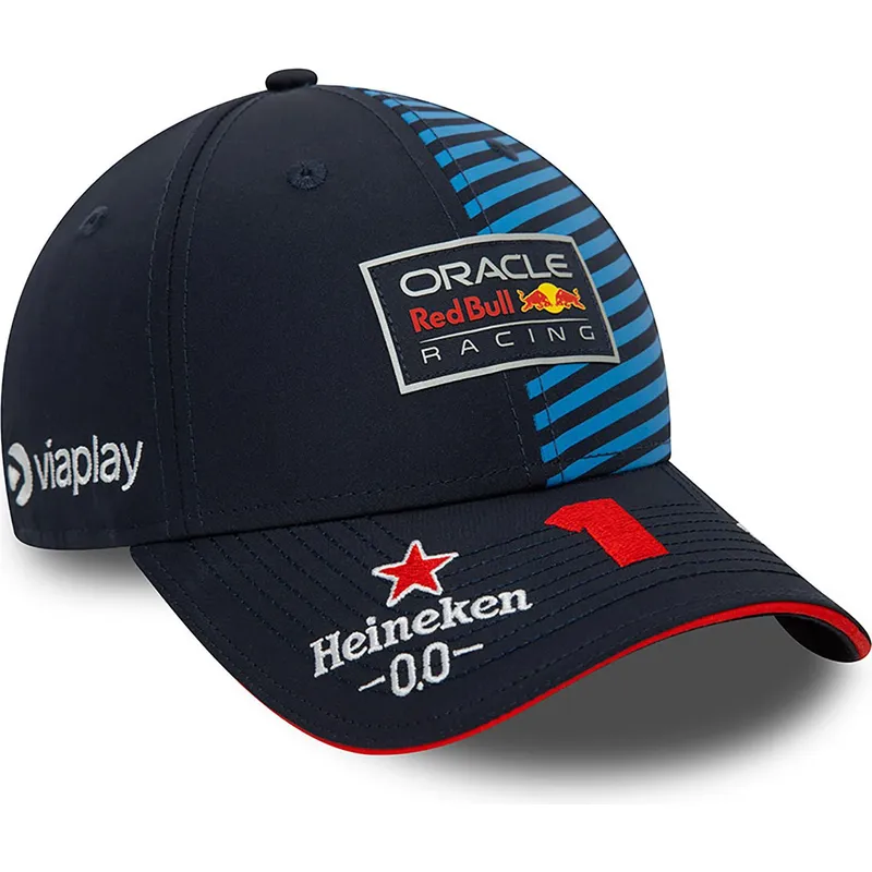 kepure-islenkta-tamsiai-melyna-snapback-max-verstappen-9forty-red-bull-racing-formula-1-new-era