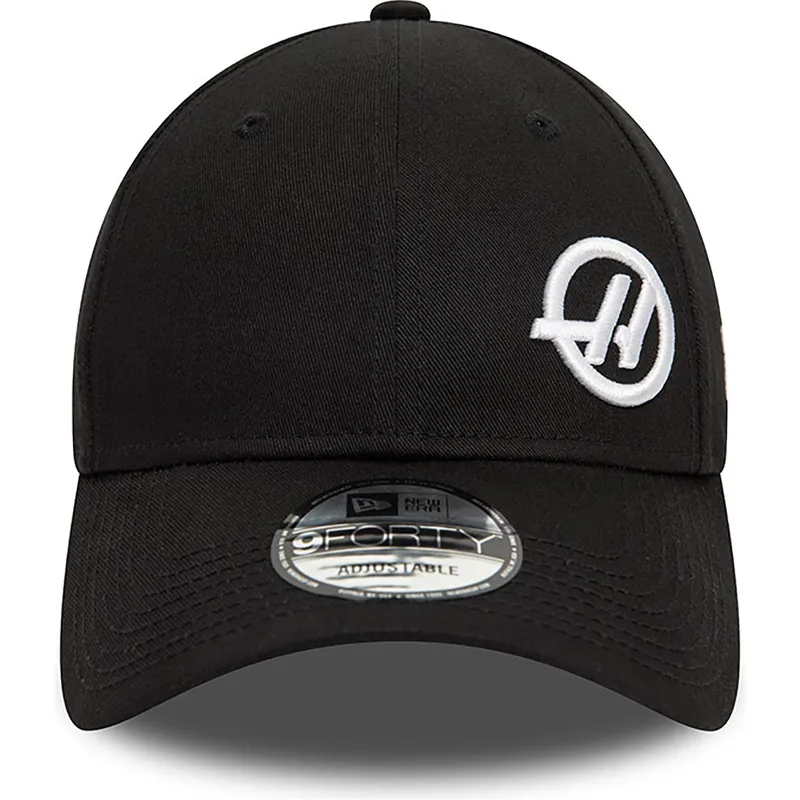 kepure-islenkta-juoda-snapback-9forty-haas-f1-team-formula-1-new-era