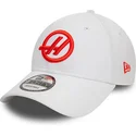kepure-islenkta-balta-snapback-9forty-haas-f1-team-formula-1-new-era
