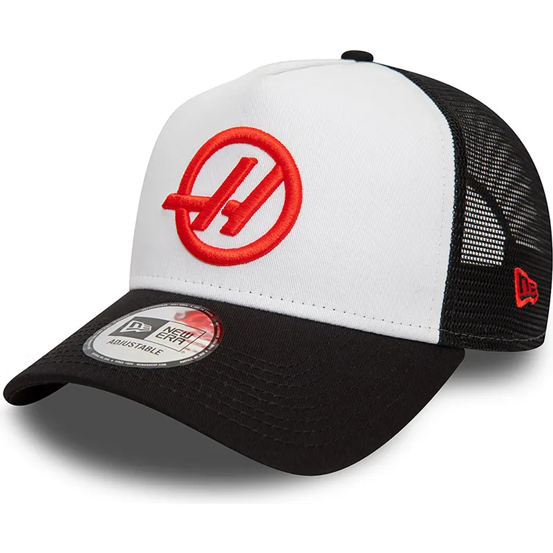 kepure-islenkta-juoda-snapback-e-frame-haas-f1-team-formula-1-new-era