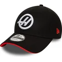 kepure-islenkta-juoda-snapback-9forty-side-patch-haas-f1-team-formula-1-new-era