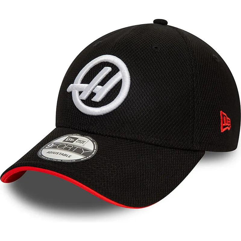 kepure-islenkta-juoda-snapback-9forty-side-patch-haas-f1-team-formula-1-new-era