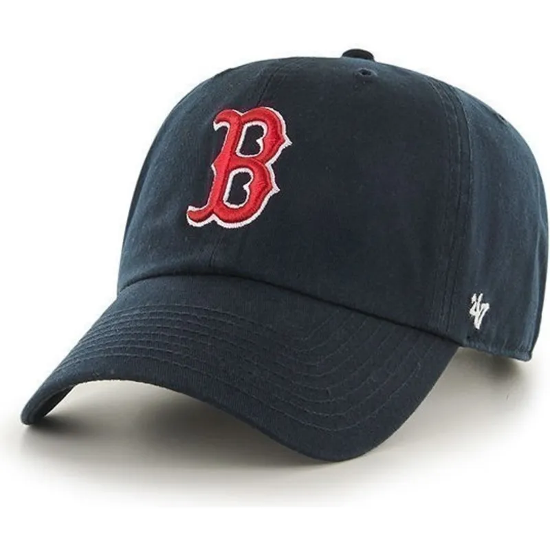 kepure-islenkta-tamsiai-melyna-reguliuojamas-boston-red-sox-mlb-47-brand
