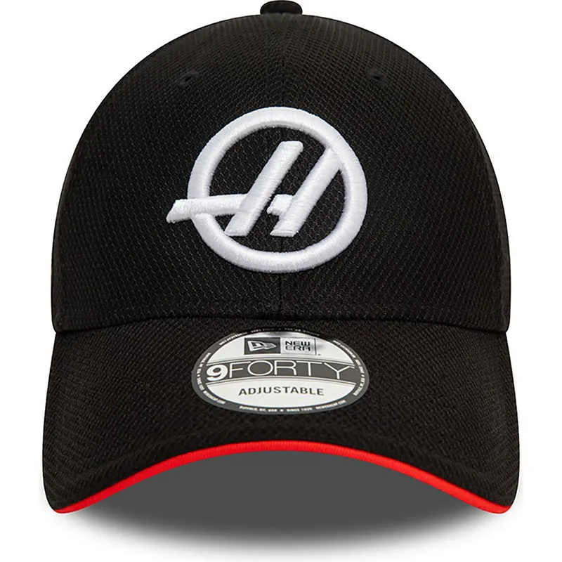 kepure-islenkta-juoda-snapback-9forty-side-patch-haas-f1-team-formula-1-new-era