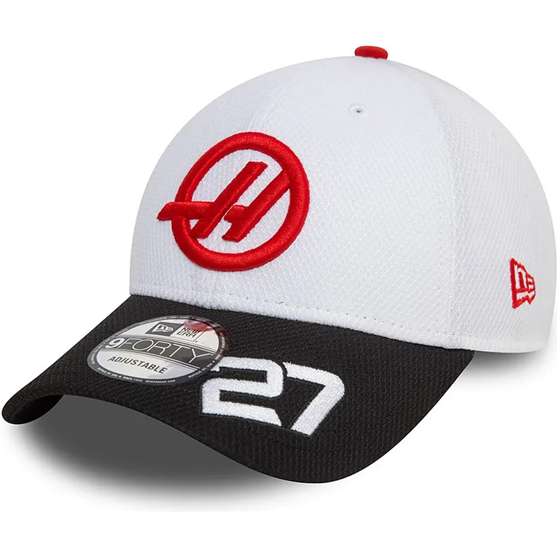 bialo-czarna-zakrzywiona-czapka-snapback-nico-hulkenberg-9forty-haas-f1-team-formula-1-new-era