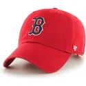 kepure-islenkta-raudona-reguliuojamas-boston-red-sox-mlb-47-brand