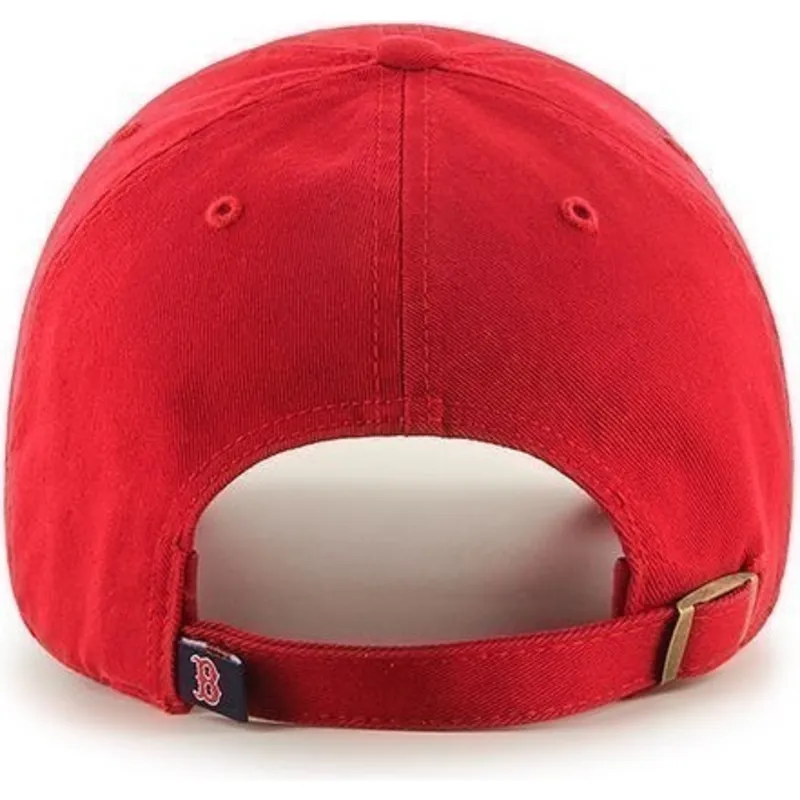 kepure-islenkta-raudona-reguliuojamas-boston-red-sox-mlb-47-brand