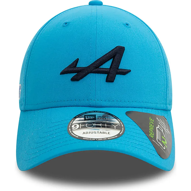 kepure-islenkta-melyna-snapback-9forty-essential-repreve-alpine-f1-team-formula-1-new-era