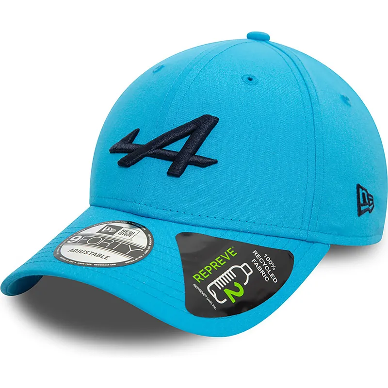 kepure-islenkta-melyna-snapback-9forty-essential-repreve-alpine-f1-team-formula-1-new-era