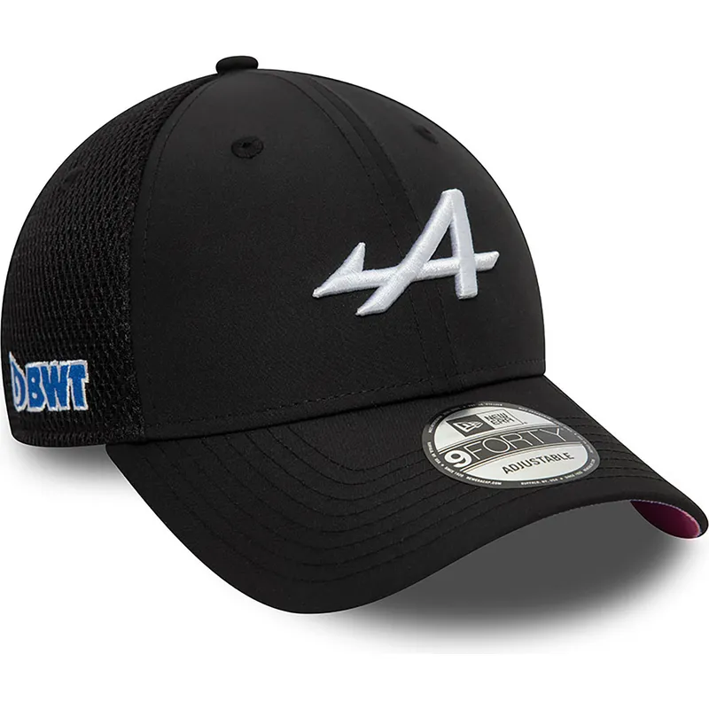 kepure-islenkta-juoda-snapback-9forty-alpine-f1-team-formula-1-new-era