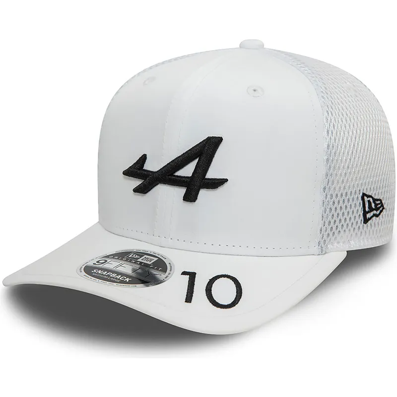 kepure-islenkta-balta-snapback-pierre-gasly-9fifty-original-fit-alpine-f1-team-formula-1-new-era
