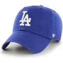 niebieska-czapka-z-daszkiem-los-angeles-dodgers-mlb-clean-up-marki-47-brand