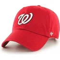 kepure-islenkta-raudona-reguliuojamas-washington-nationals-mlb-47-brand