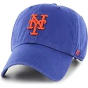 kepure-islenkta-melyna-reguliuojamas-new-york-mets-mlb-47-brand