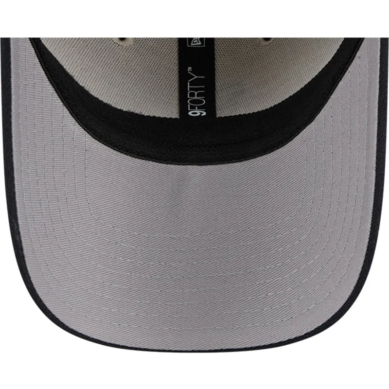 bezowo-granatowa-zakrzywiona-czapka-snapback-9forty-stretch-snap-4th-of-july-los-angeles-dodgers-mlb-new-era