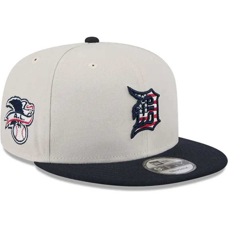 czapka-z-plaskim-daszkiem-bezowo-granatowa-snapback-9fifty-4th-of-july-detroit-tigers-mlb-new-era