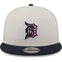bezowo-granatowa-czapka-z-daszkiem-typu-snapback-9fifty-4th-of-july-detroit-tigers-mlb-marki-new-era