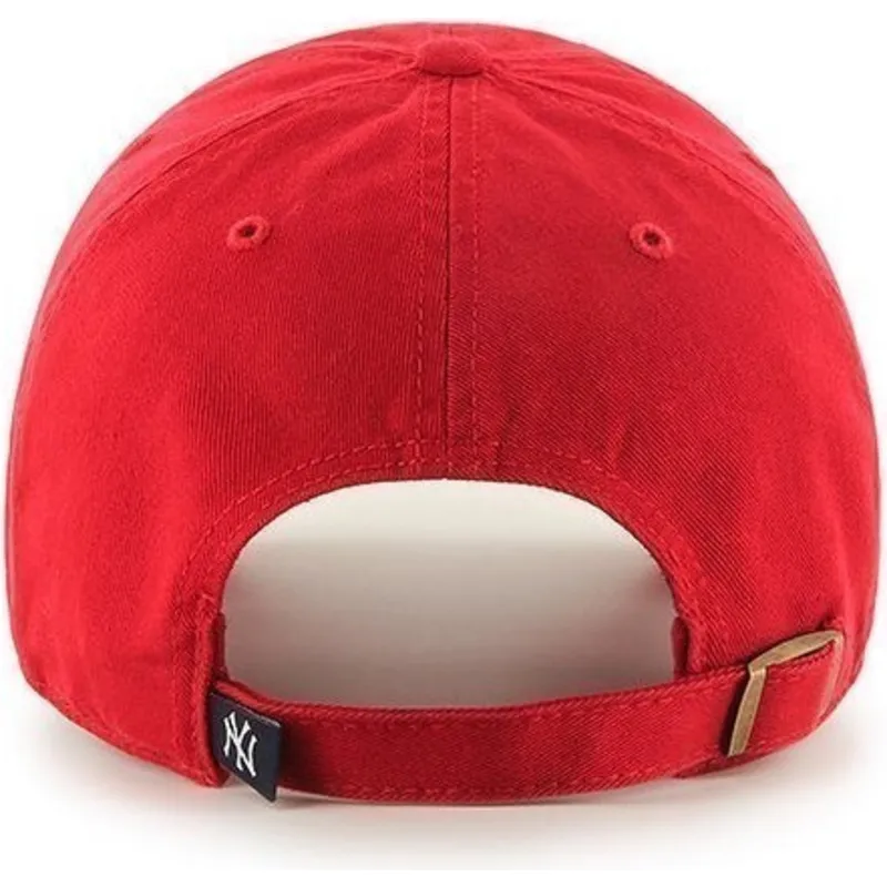 kepure-islenkta-raudona-reguliuojamas-new-york-yankees-mlb-47-brand