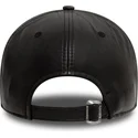 new-era-curved-brim-9forty-leather-new-york-yankees-mlb-black-adjustable-cap