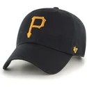 kepure-islenkta-juoda-reguliuojamas-pittsburgh-pirates-mlb-47-brand